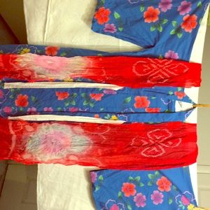 Summer kimono- seashore blue